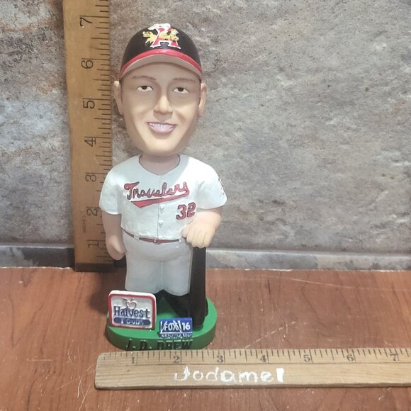 Vintage  JD Drew Bobblehead Doll Baseball Player Arkansas Travelers 2002 - Picture 9 of 11